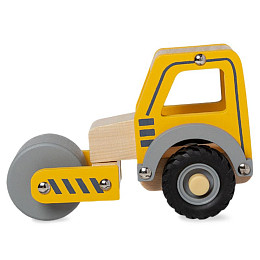 Игрушечный трактор с катком LUKNO, жёлтый